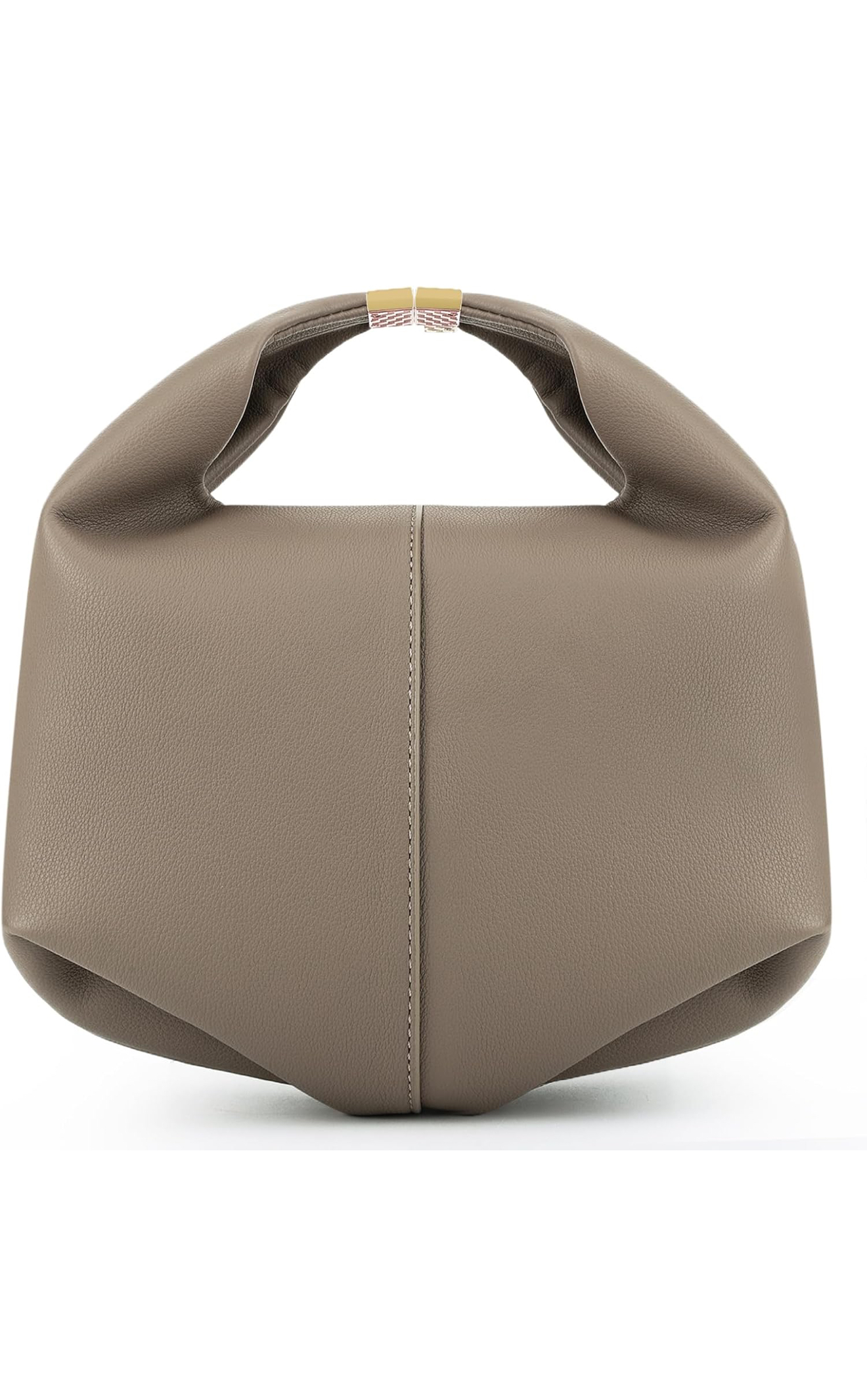 Taupe Top Handle/Crossbody Bag